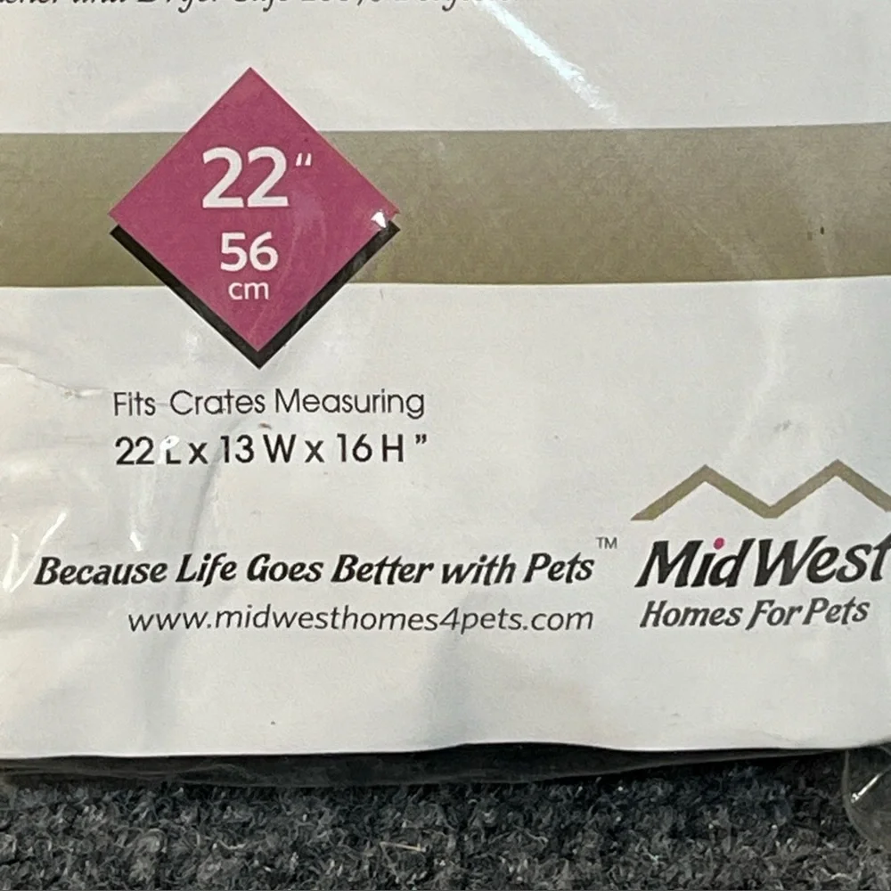 Midwest Quiet Time Dog Crate Cover Black 22L x 13W x 16H Training Pets